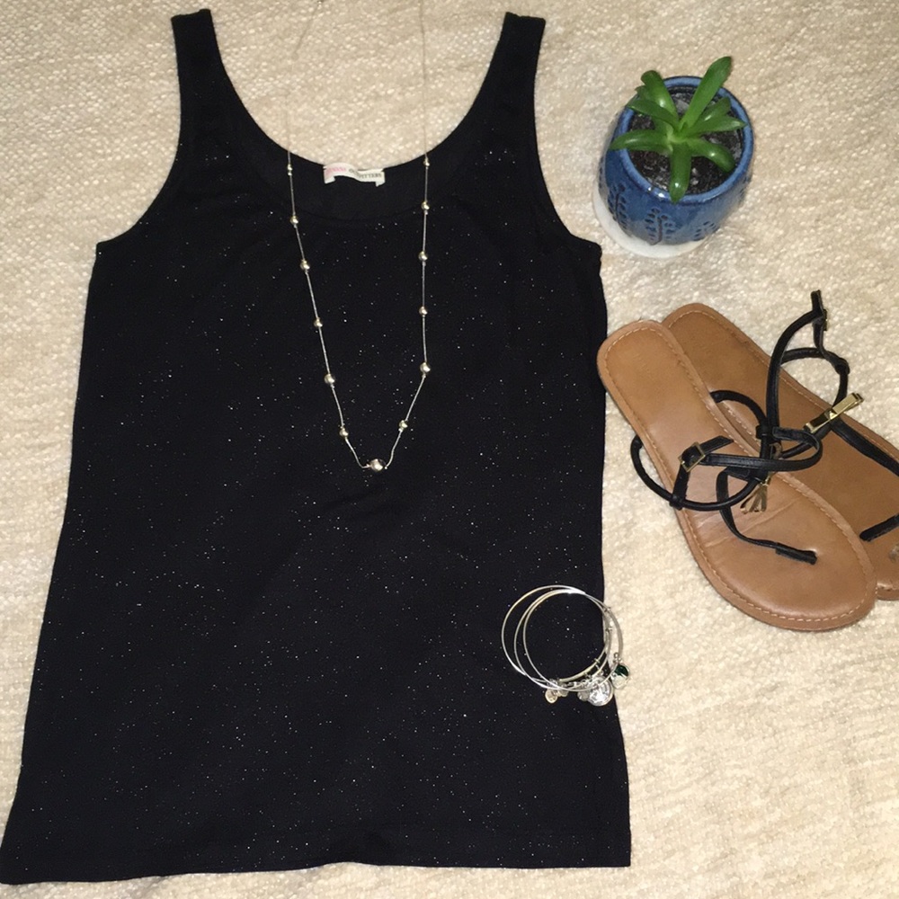 🖤 Black shimmery tank top 🖤